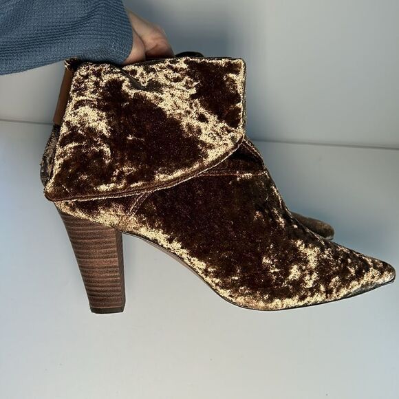Free People Moonlight Velvet Booties - Picture 6 of 8
